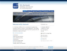Tablet Screenshot of ecl-ductwork.co.uk
